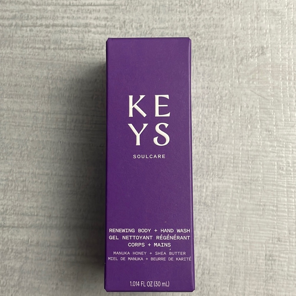 NWT KEYS soulcare renewing body + hand wash
